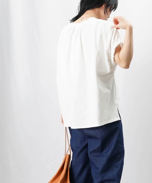 tシャツ LC/LLL ギャザーポンチョ立体プルオーバー レディース LADY LUCK LUCA tシャツ LC/LLL ギャザーポンチョ立体プル