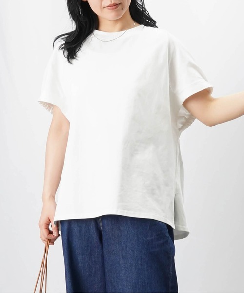 tシャツ LC/LLL ギャザーポンチョ立体プルオーバー レディース LADY LUCK LUCA tシャツ LC/LLL ギャザーポンチョ立体プル