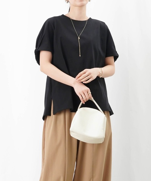 LADY LUCK LUCA tシャツ LC/LLL ギャザーポンチョ立体プル