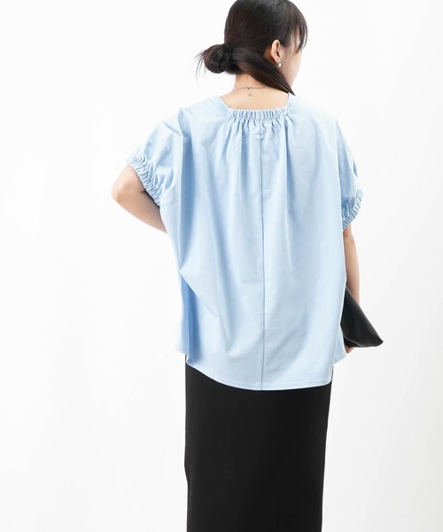 tシャツ LC/LLL ギャザーポンチョ立体プルオーバー レディース LADY LUCK LUCA tシャツ LC/LLL ギャザーポンチョ立体プル