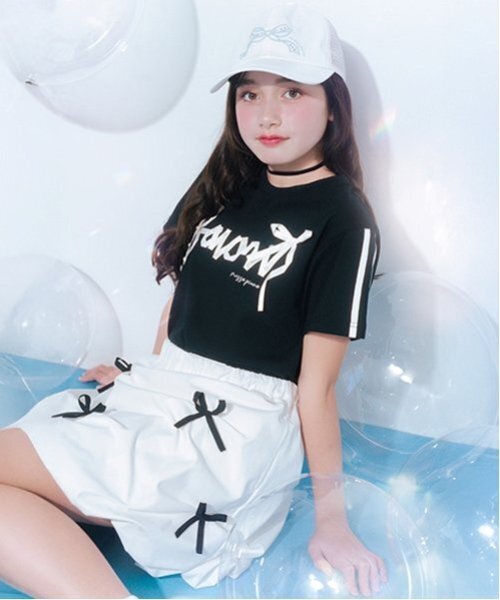 メゾピアノ　140130 鼓笛隊 Tシャツ スカート　ねこマーチ音楽音符 メゾピアノ 140130 鼓笛隊 Tシャツ スカート ねこマーチ音楽音符
