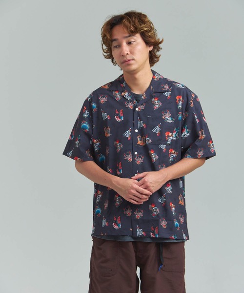 JACKROSE（ジャックローズ） アロハシャツ シャツ 半袖 ALCARZA