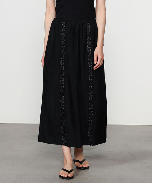 Bshop スカート eunoia | フリルラインスカート WOMEN