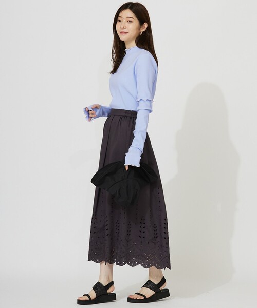 any SiS スカート カットワークエンブロイダリー : ZOZOTOWN