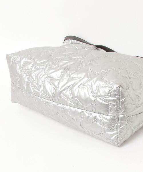 「COOCO」 トートバッグ ALL シルバー レディース_画像3
