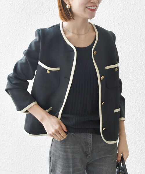 SHIPS any 「SHIPS any」 ノーカラージャケット ONE SIZE