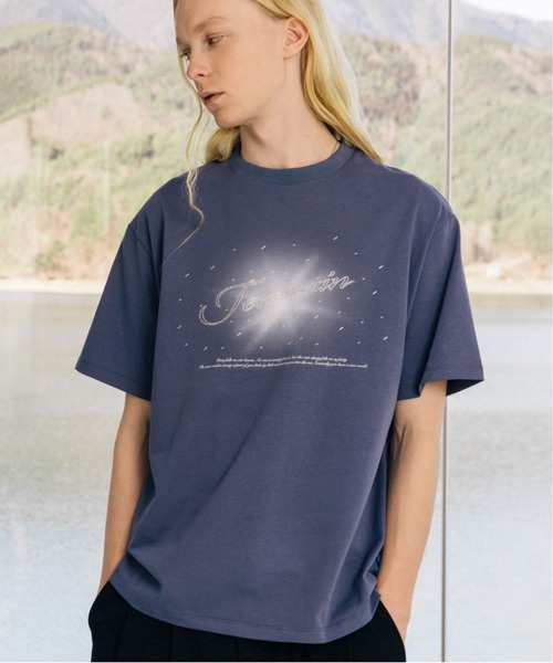 BLAYMORE tシャツ 「BLAYMORE」Tearrain Rhinestone T / ライン