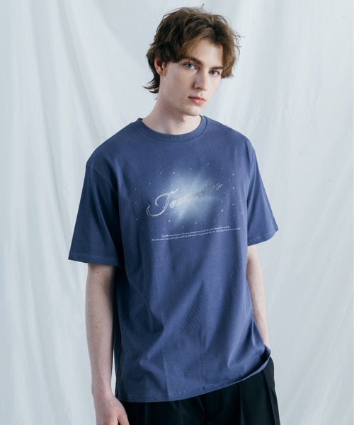 BLAYMORE tシャツ 「BLAYMORE」Tearrain Rhinestone T / ライン