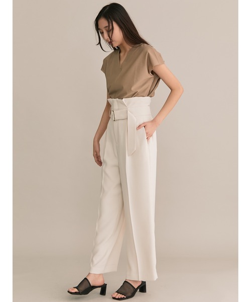 「TONAL」 半袖カットソー 38 ベージュ レディース