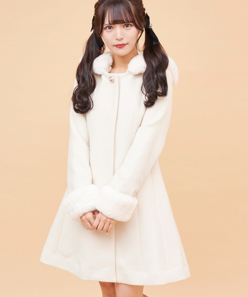 Secret Honey（シークレットハニー） コート MEDIUM オフホワイト