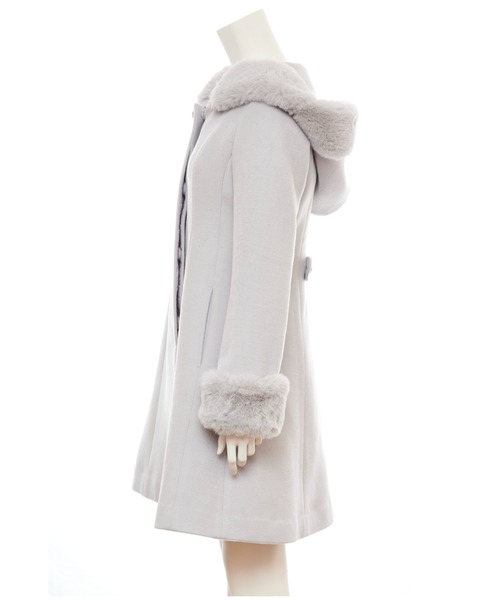 「Secret Honey」 コート MEDIUM オフホワイト レディース_画像3