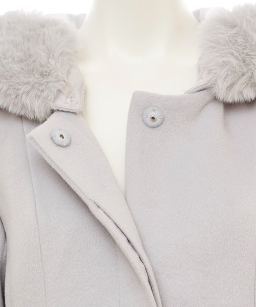 「Secret Honey」 コート MEDIUM オフホワイト レディース_画像5