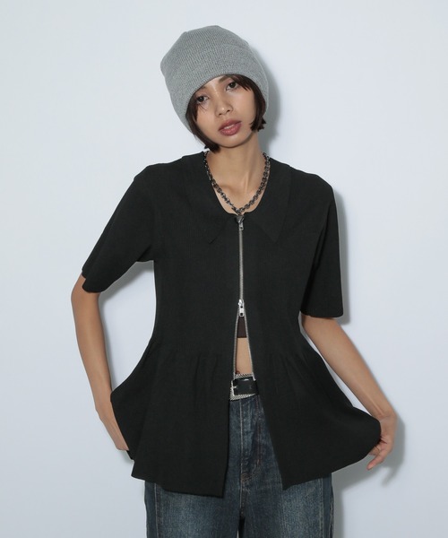 タム　ニットベレー ニットタム】エアリーニット タム ベレー BLUE - ショップ