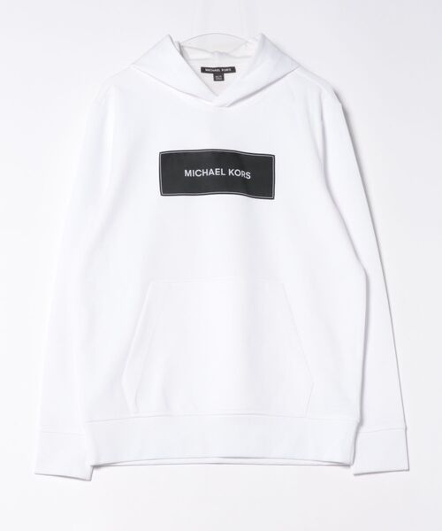 MICHAEL KORS/ロゴ コットンブレンド パーカー MICHAEL KORS パーカー ロゴ コットンブレンド フーディ メンズ