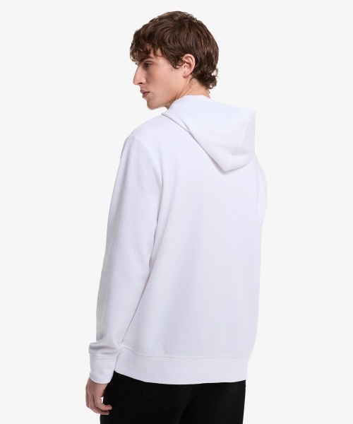KORS オーガニックコットンブレンド ジップアップ パーカー MICHAEL KORS（マイケルコース）の「ロゴテープ コットンブレンド