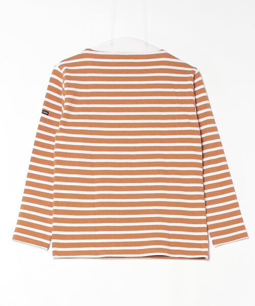 「SAINT JAMES」 ボーダー柄長袖カットソー X-SMALL ブラウン レディース