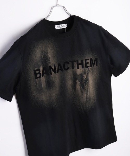 WESTSEA（ウエストシー） tシャツ スプレーアート風 プリントTシャツ 