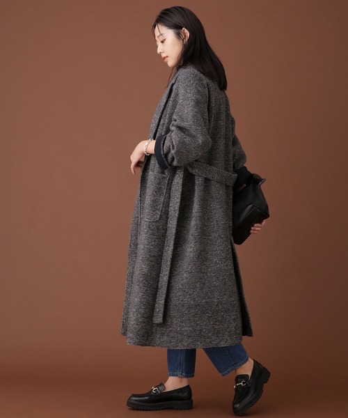 「NANO universe」 チェスターコート 36 ベージュ レディース_画像5