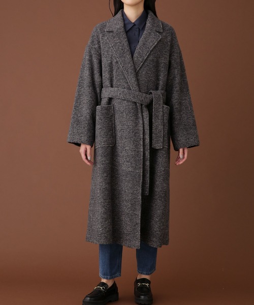 「NANO universe」 チェスターコート 36 ベージュ レディース_画像6