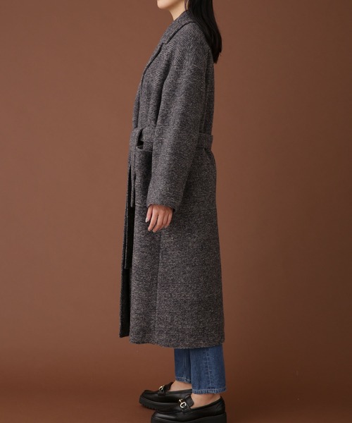 「NANO universe」 チェスターコート 36 ベージュ レディース_画像7