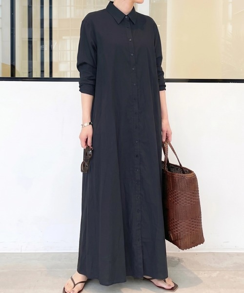 cammie ワンピース Aラインロングシャツワンピース : ZOZOTOWN Yahoo