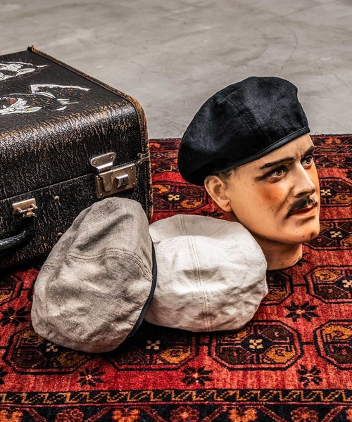 「MRFATMAN」 ベレー帽 M ホワイト メンズ_画像2