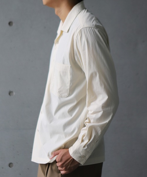 MEN'S BIGI（メンズビギ） シャツ コットンナイロンピーチ起毛