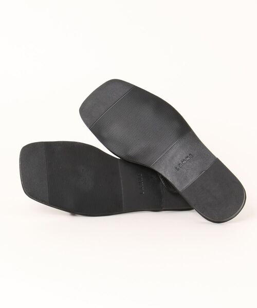 「Didot.showroom」 「LANNE」フラットサンダル 25cm ブラック レディース_画像2