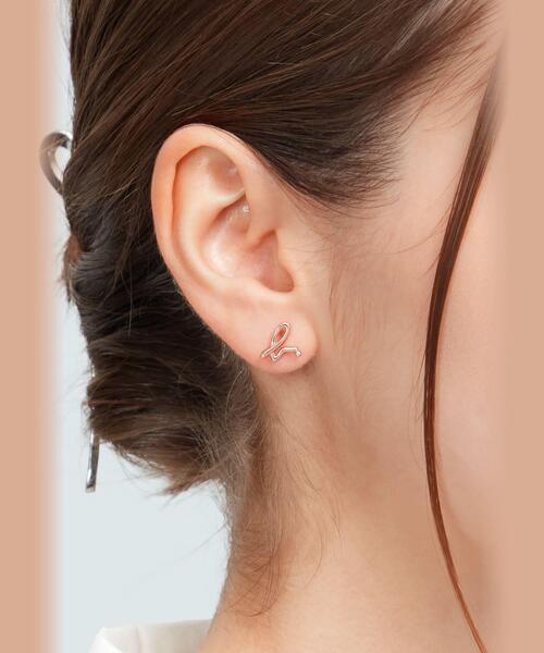 agnes b.（アニエスベー） ピアス ”b.” シングルピアス ”Iconic