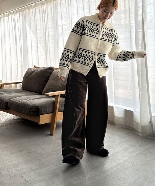 CANAL JEAN（キャナルジーン） カーディガン El mar ノルディック