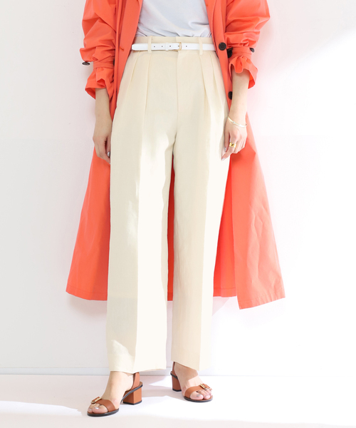 「VERMEIL par iena」 パンツ 36 ベージュ レディース_画像9