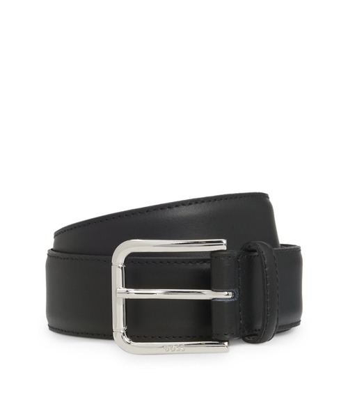 BOSS（HUGO BOSS） ベルト イタリアンレザーベルト ロゴエングレーブ