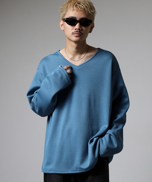 revertical tシャツ 裾ドローコード付きVネックT メンズ レディース