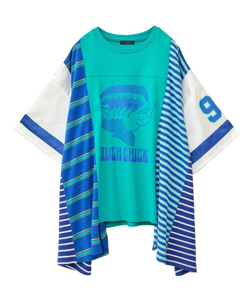 「Candy Stripper」 半袖カットソー FREE ピンク レディース_画像4