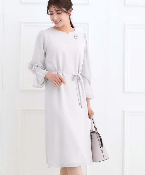 現行品！リボン付ワンピース Reflect（リフレクト） ワンピース 「フォーマル／入卒／付属リボン