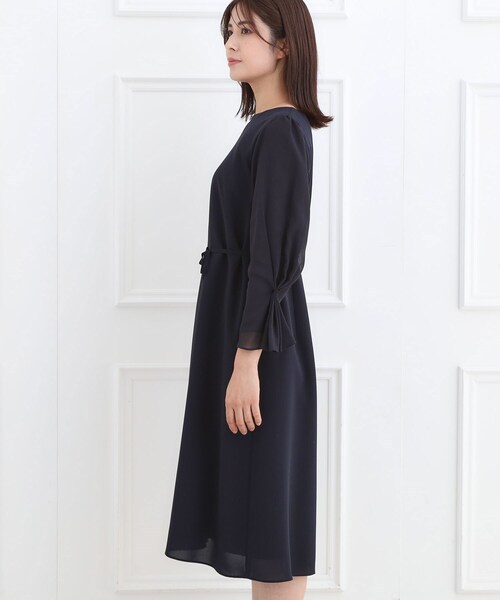 【新品　タグ付き】　リフレクト　ワンピース　L 11号　入学　卒業 Reflect（リフレクト） ワンピース 「フォーマル／入卒／付属リボン