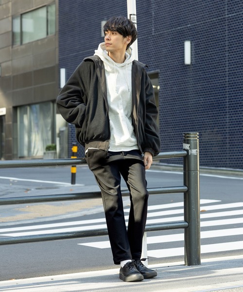 スマらくセットアップ(ジャケット&イージーパンツ) Mサイズ　ネイビー GLOBAL WORK（グローバルワーク） パンツ スマらくイージーパンツ+WARM