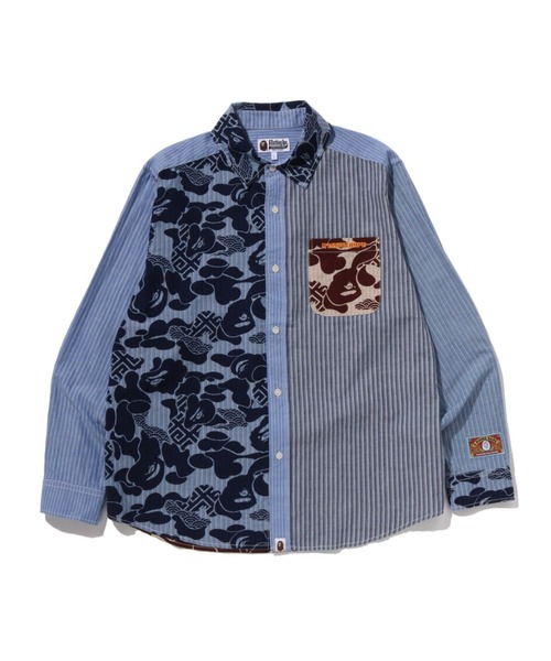 A BATHING APE（アベイシングエイプ） シャツ ASIA CAMO PATCHWORK