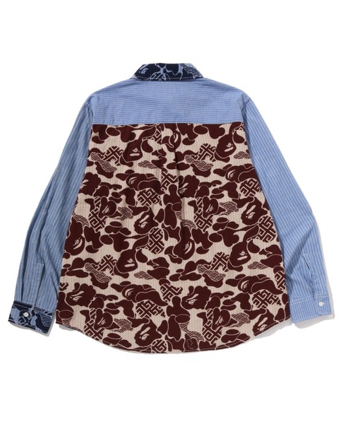 シャツ ASIA CAMO PATCHWORK SHIRT メンズの画像
