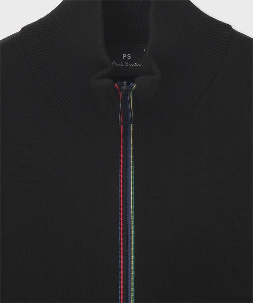 PS Paul Smith セーター ニット Sports Stripe” ジップアップニット
