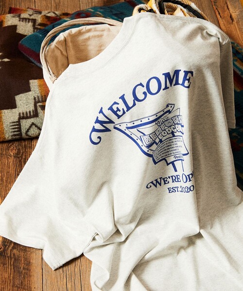 「FREAK'S STORE」 半袖Tシャツ LARGE ホワイト メンズ_画像4