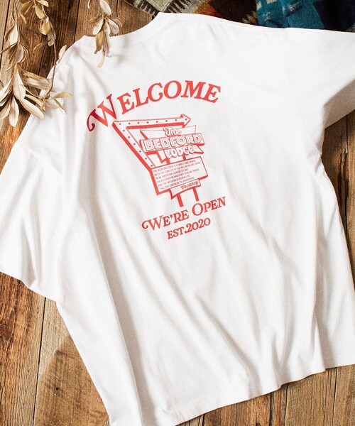 「FREAK'S STORE」 半袖Tシャツ LARGE ホワイト メンズ_画像7