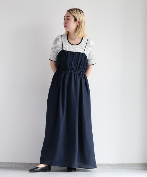 「cepo」 キャミソールワンピース M ネイビー レディース_画像5