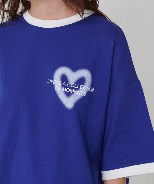 「ONCILY」 半袖Tシャツ SMALL ブルー メンズ_画像5