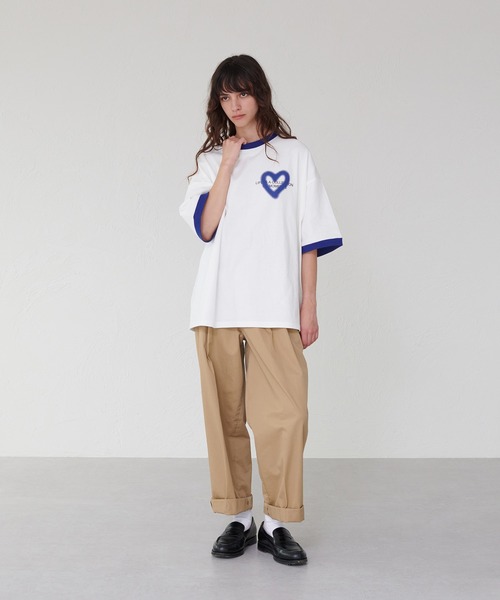 「ONCILY」 半袖Tシャツ SMALL ブルー メンズ_画像6