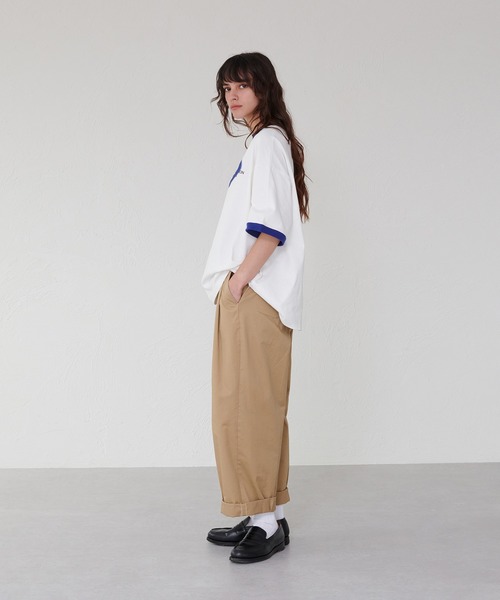 「ONCILY」 半袖Tシャツ SMALL ブルー メンズ_画像8