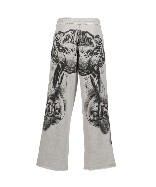 スウェットパンツ ジャージ GREY GOTHIC PRINTED JOGGER メンズ 