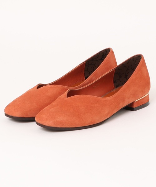 「HIMIKO」 パンプス 24.5cm オレンジ レディース_画像5