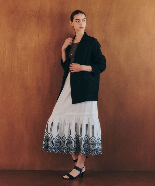 「YECCA VECCA」 テーラードジャケット FREE ブラック レディース_画像7