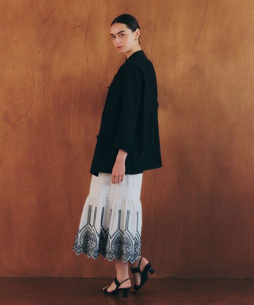 「YECCA VECCA」 テーラードジャケット FREE ブラック レディース_画像8